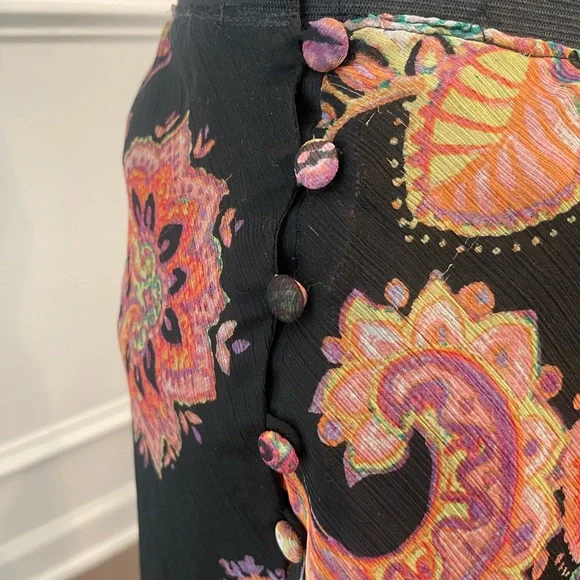 ✨Ralph Lauren Paisley A-Line Skirt - Picture 5 of 7